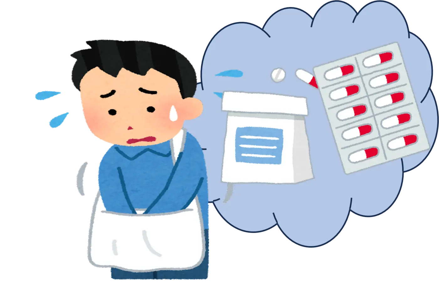 薬を持ち出せず困っている人